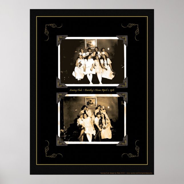 Poster Club de couture ~ 1916 (Devant)