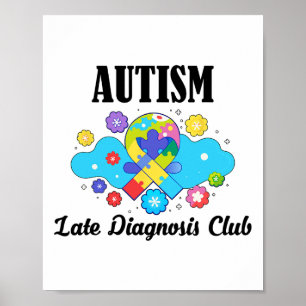 Poster Club de diagnostic tardif de l'autisme - Sensibili