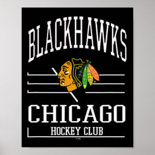 Poster Club de hockey sur glace des Blackhawks de Chicago