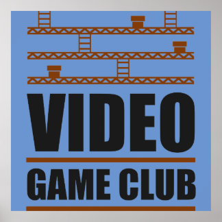 Poster club de jeux vidéo
