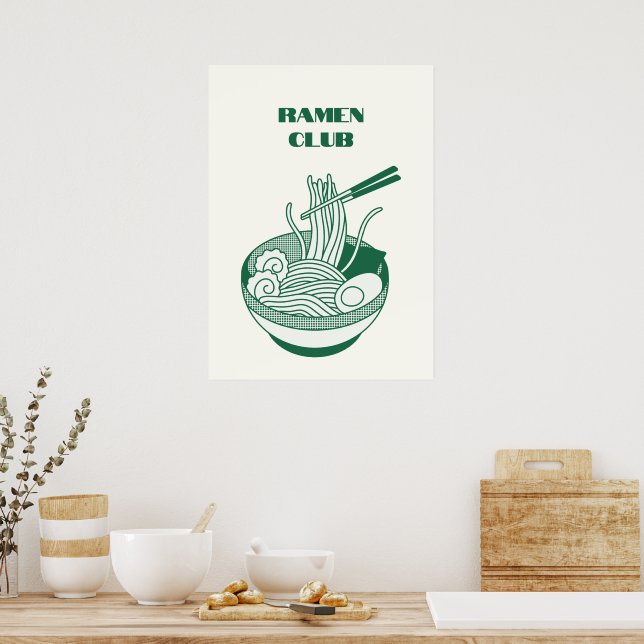 Poster Club de Ramen (Cuisine)