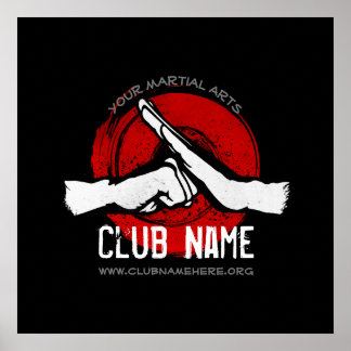 Poster Club des Arts Martiaux