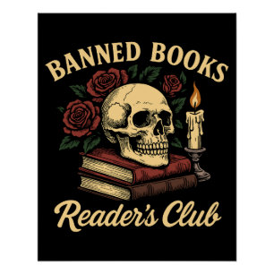 Poster Club des lecteurs de livres interdits