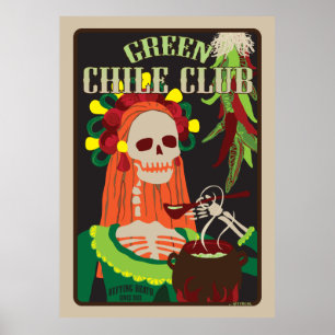Poster club-enfant vert