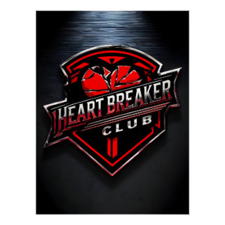 Poster Club Heartbreaker Art Print – Murale Métallique Mo