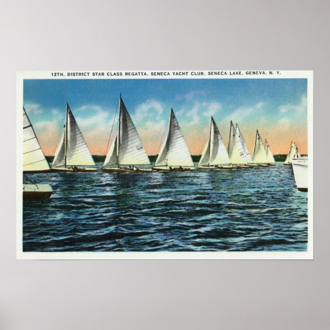Poster Club nautique Seneca (Devant)