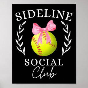 Poster Club Social de Sideline Coquette Maman Soeur Tante