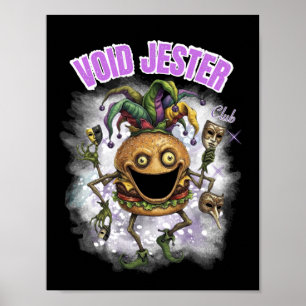 Poster Club Void Jester - Burger sombre ami