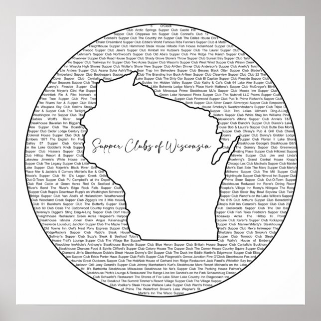Poster Clubs de soupe du Wisconsin (Devant)