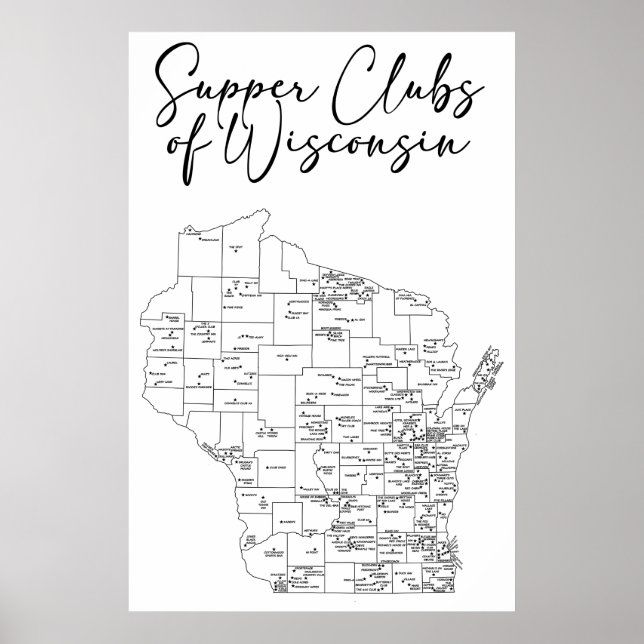 Poster Clubs de soupe du Wisconsin (Devant)