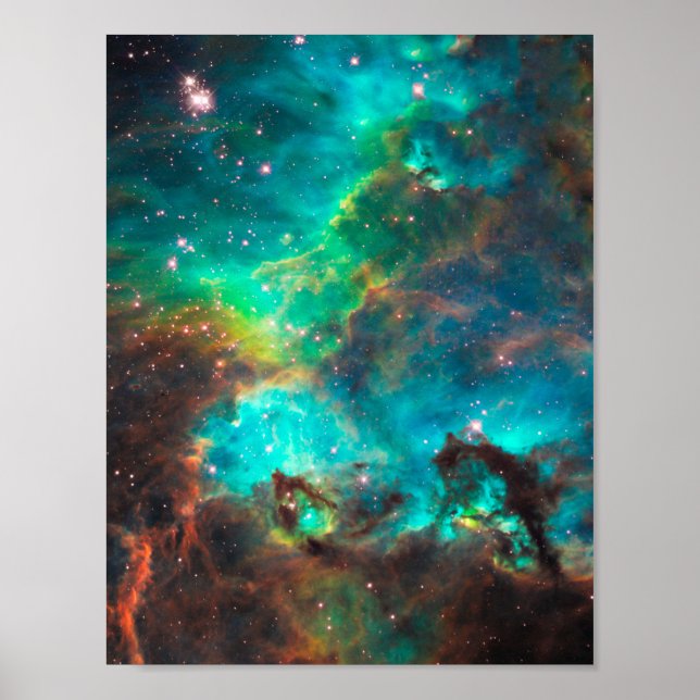 Poster Cluster de Stunning Aqua Star (Devant)
