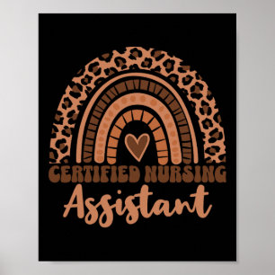 Poster Cna Infirmière Certifiée Istant Afro Mois de l'His