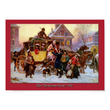 Coach de Noël 1795 par Jean Leon Ferris Imprimer