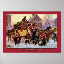 Poster Coach de Noël 1795 par Jean Leon Ferris Imprimer