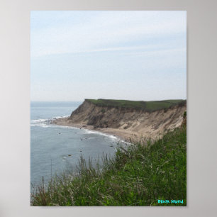 Poster Coastal Block Island, Rhode Island