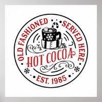 Coca chaud à l'ancienne servi ici Noël