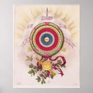 Poster Cocarde, emblème de 1848