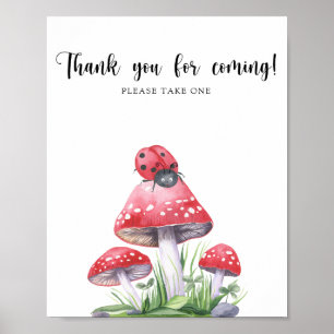 Poster Coccinelle - Merci d'être venu