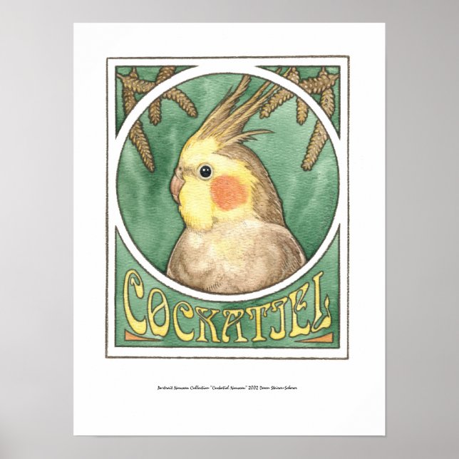Poster Cockatiel Nouveau (Devant)