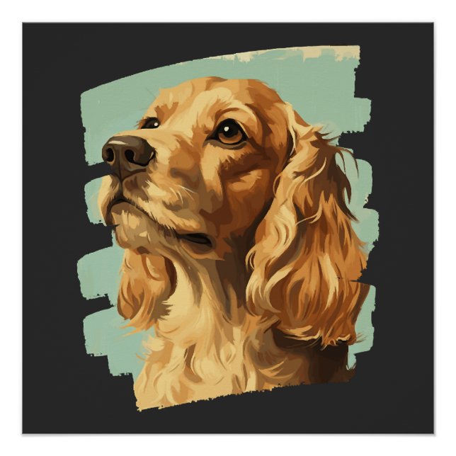 Poster Cocker Spaniel (Devant)