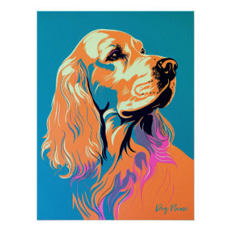 Poster Cocker Spaniel Dog 002 - Bruno Pokopen
