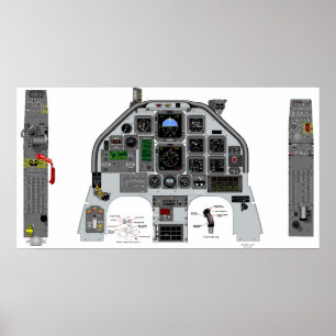 Poster cockpit t6