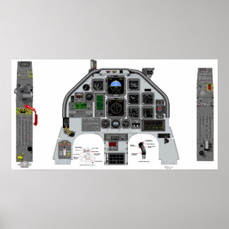 Poster cockpit t6