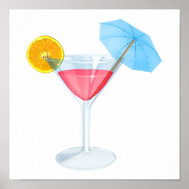 Poster Cocktail (Devant)