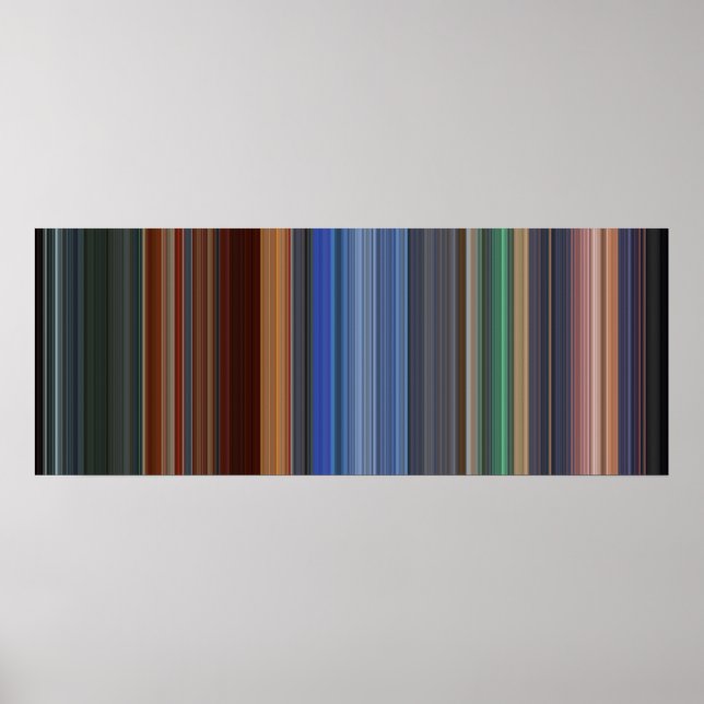 Poster Code-barre de film de héros (Devant)