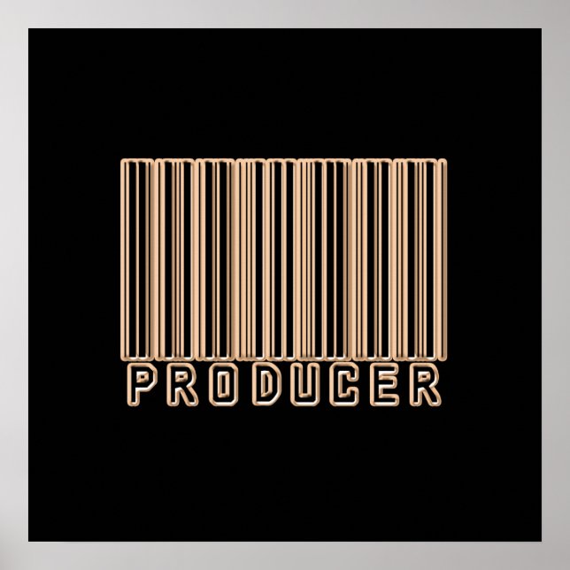 Poster Code-barres du producteur (Devant)