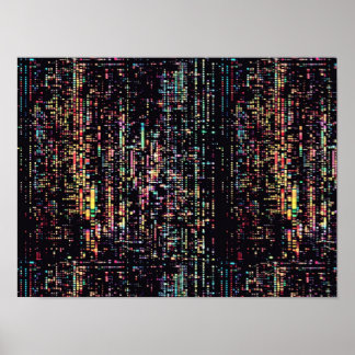 Poster code d'ordinateur écrit en smol