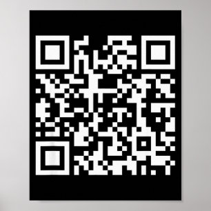 Poster Code Qr Drôle N'Était Pas Une Petite Btch Citation