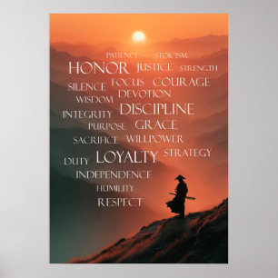 Poster Code Samouraï : La Voie Bushido