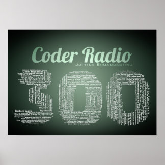 Poster Coder Radio 300