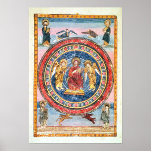 Poster Codex Amiatinus le Christ dans la majesté