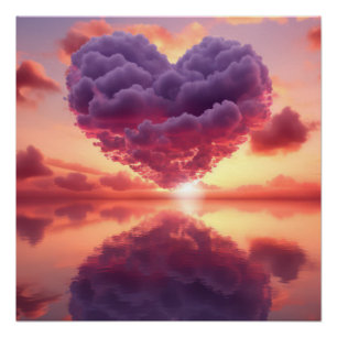 Poster Coeur céleste