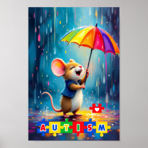 Poster Cœur d'autisme