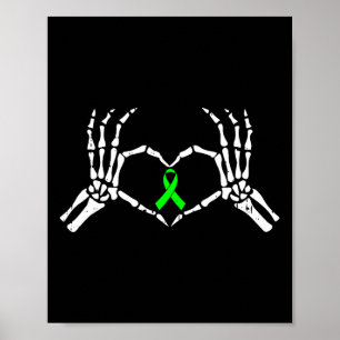 Poster Coeur de la main Sensibilisation à la santé mental
