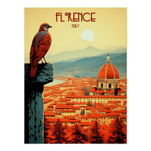 Poster Coeur de la Renaissance | Cathédrale de Florence (Devant)