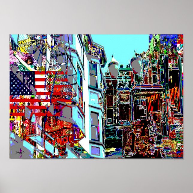 Poster Coeur de la ville - (Devant)