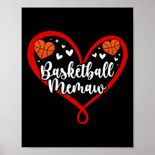 Poster Coeur de Memaw de Sketll Memaw d'un joueur de Sket