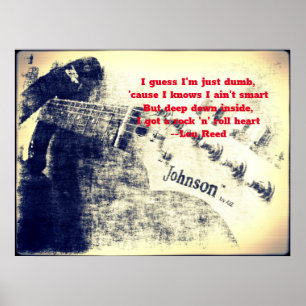 Poster Coeur de rock et de roll