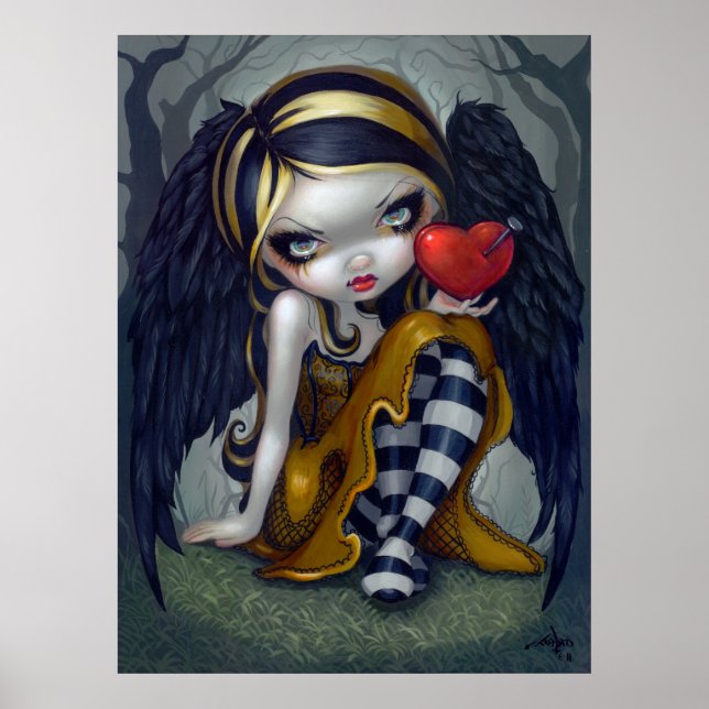Poster Coeur des ongles ART IMPRIMER gothique Saint-Valen (Devant)