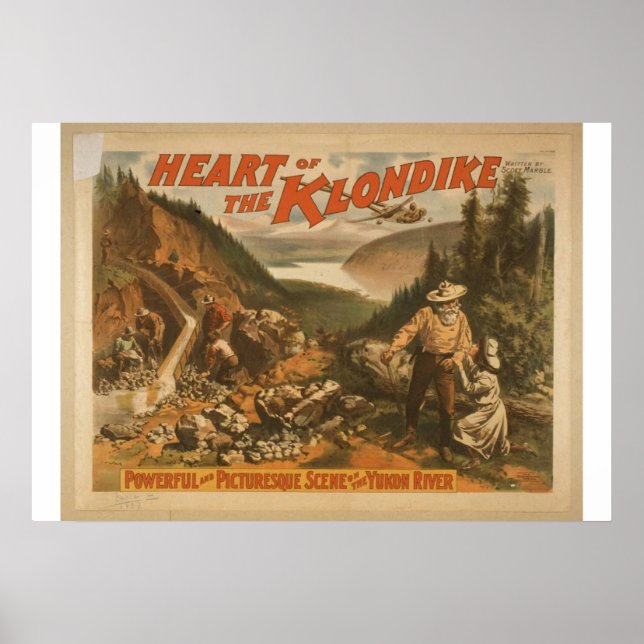 Poster Coeur du Klondike, Théâtre rétro du fleuve Yukon (Devant)