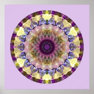 Poster Coeur du mandala 2 de reddition