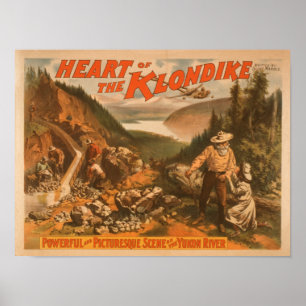 Poster Coeur du Théâtre minier du Klondike