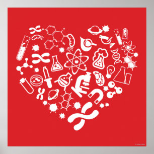 Poster Coeur Espace Et Science