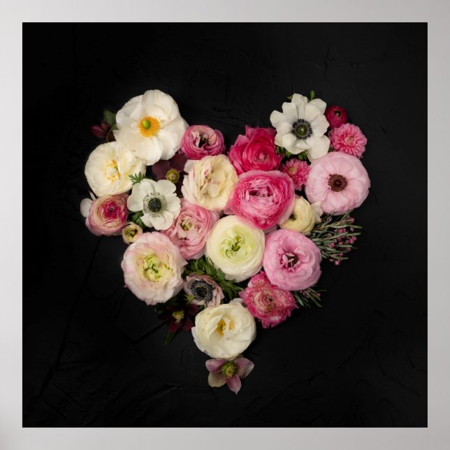 Poster Coeur florissant (Devant)