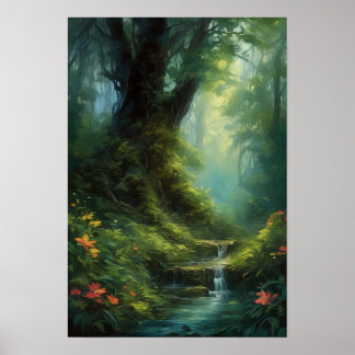 Poster Coeur luxuriant de la Forêt Noire