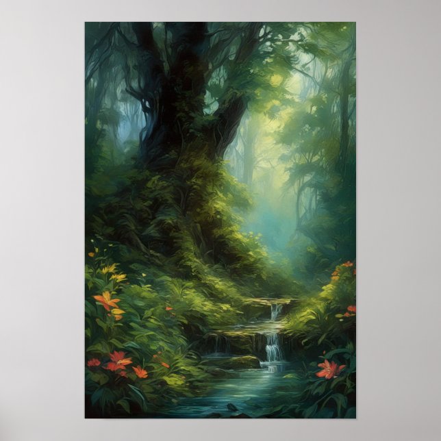 Poster Coeur luxuriant de la Forêt Noire (Devant)